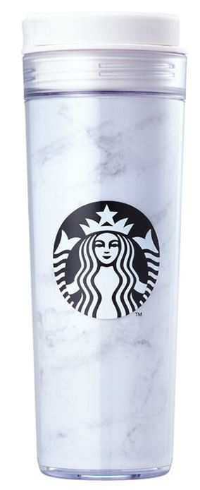 마블 화이트 아이코닉 텀블러 473ml