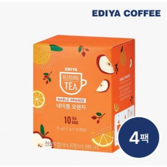 블렌딩티 네이블 오렌지 10Tx4팩
