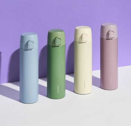 데일리슬림핏 원터치 텀블러 400ml (아이보리)