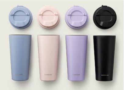 락앤락 데일리 원터치 클립 텀블러 550ml (블랙)