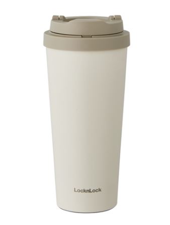 락앤락 데일리 원터치 클립 텀블러 550ml (아이보리)
