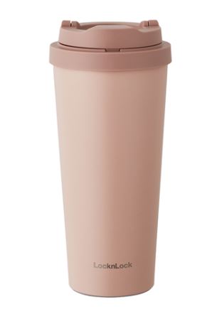 락앤락 데일리 원터치 클립 텀블러 550ml (핑크)