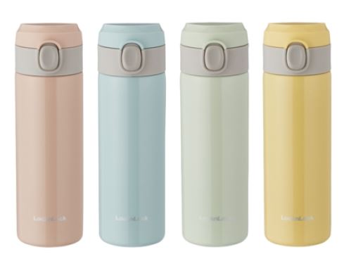 락앤락 데일리 팝 원터치 텀블러 350ml (핑크)